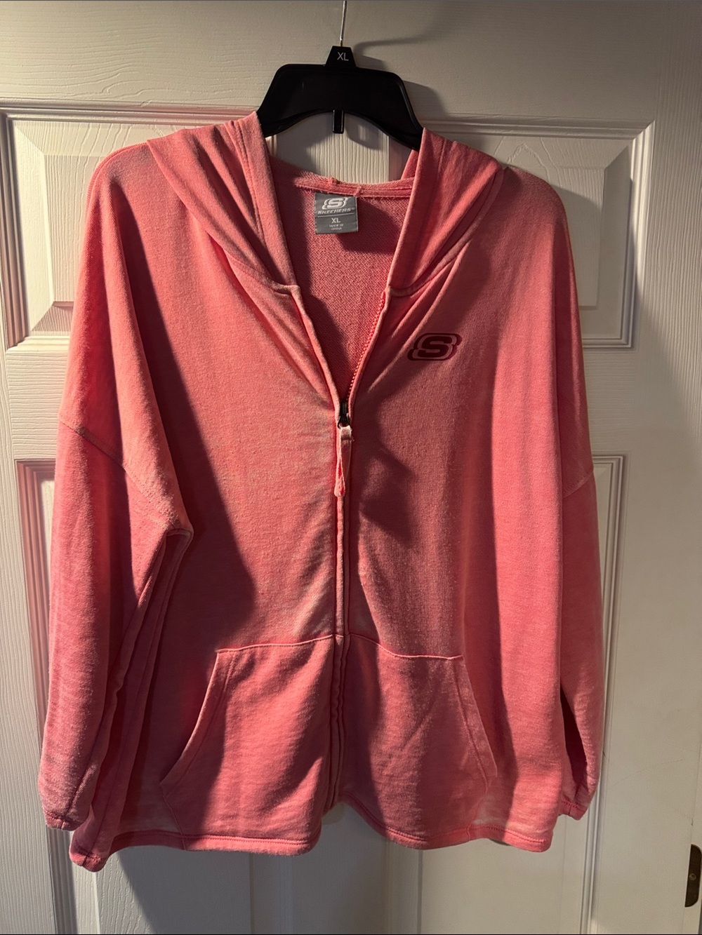 Skechers Coral Pink Zip Hoodie